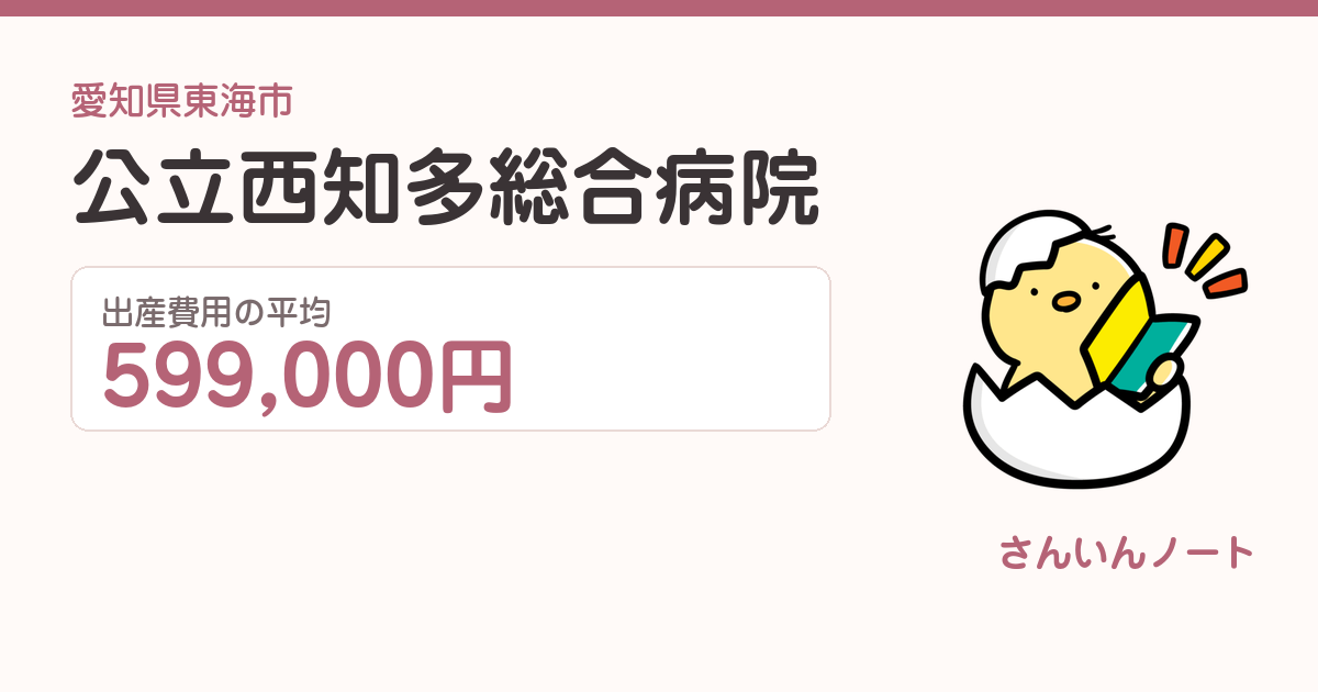 公立西知多総合病院の出産費用