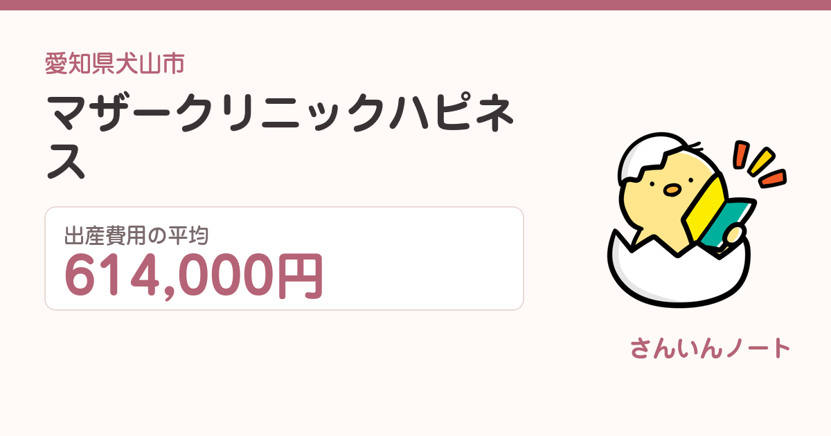 マザークリニックハピネスの出産費用