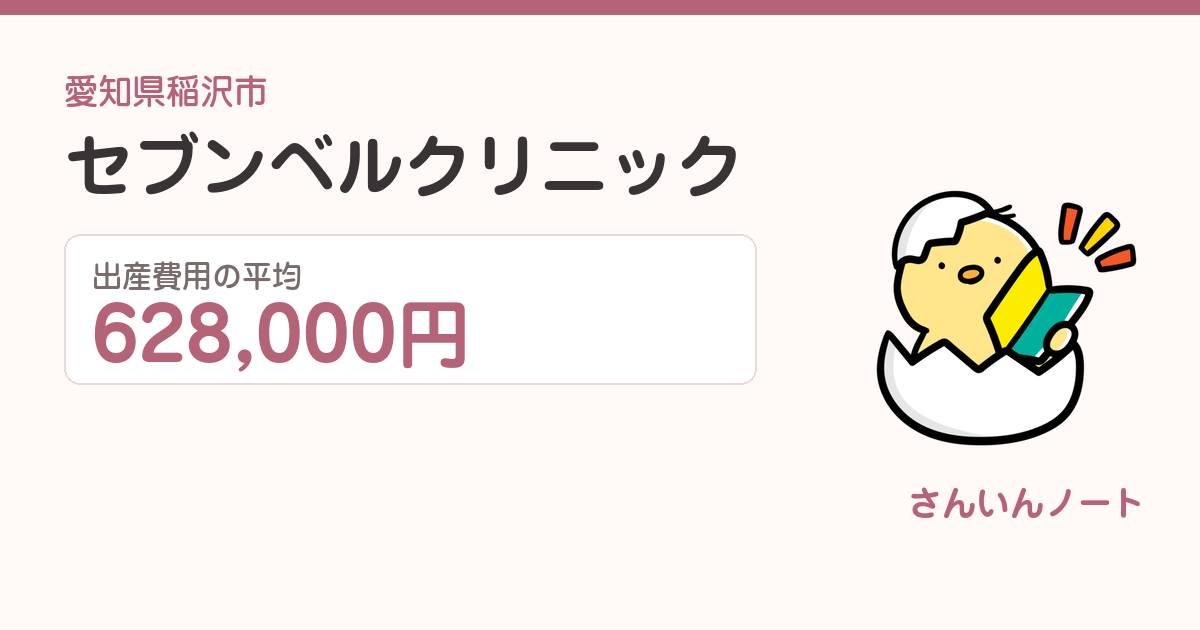 セブンベルクリニックの出産費用