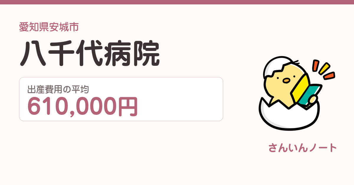 八千代病院の出産費用