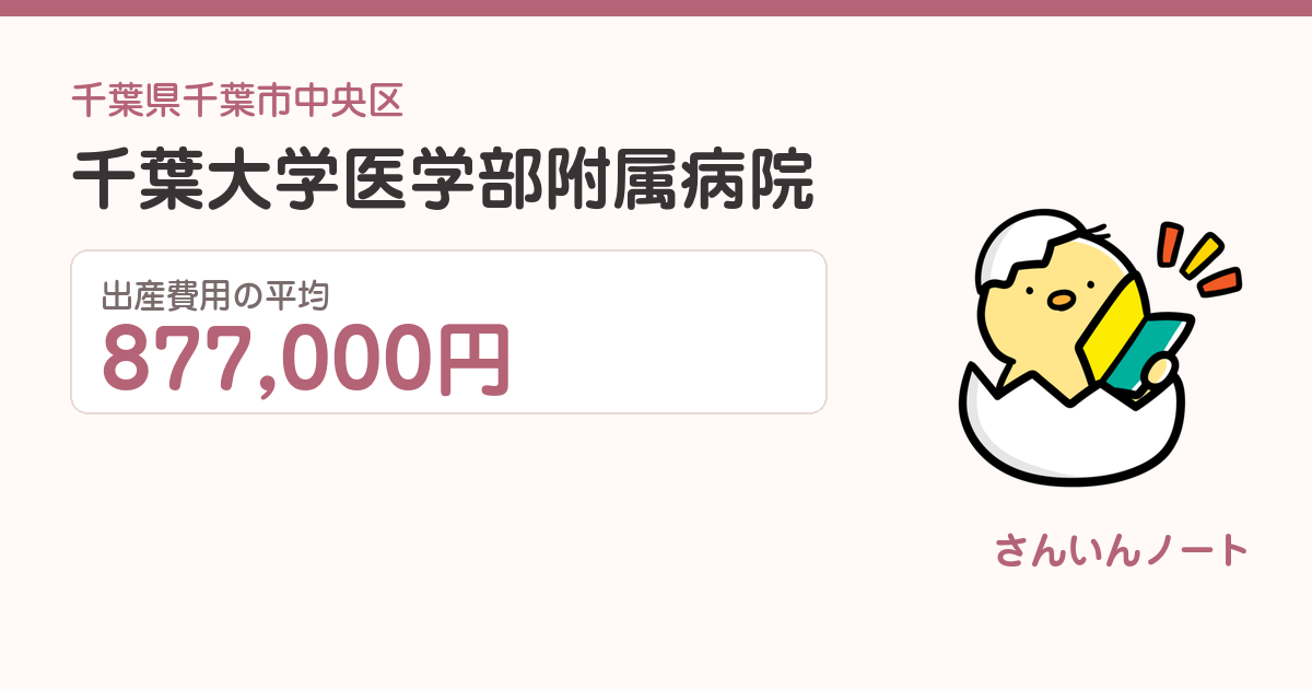 千葉大学医学部附属病院の出産費用