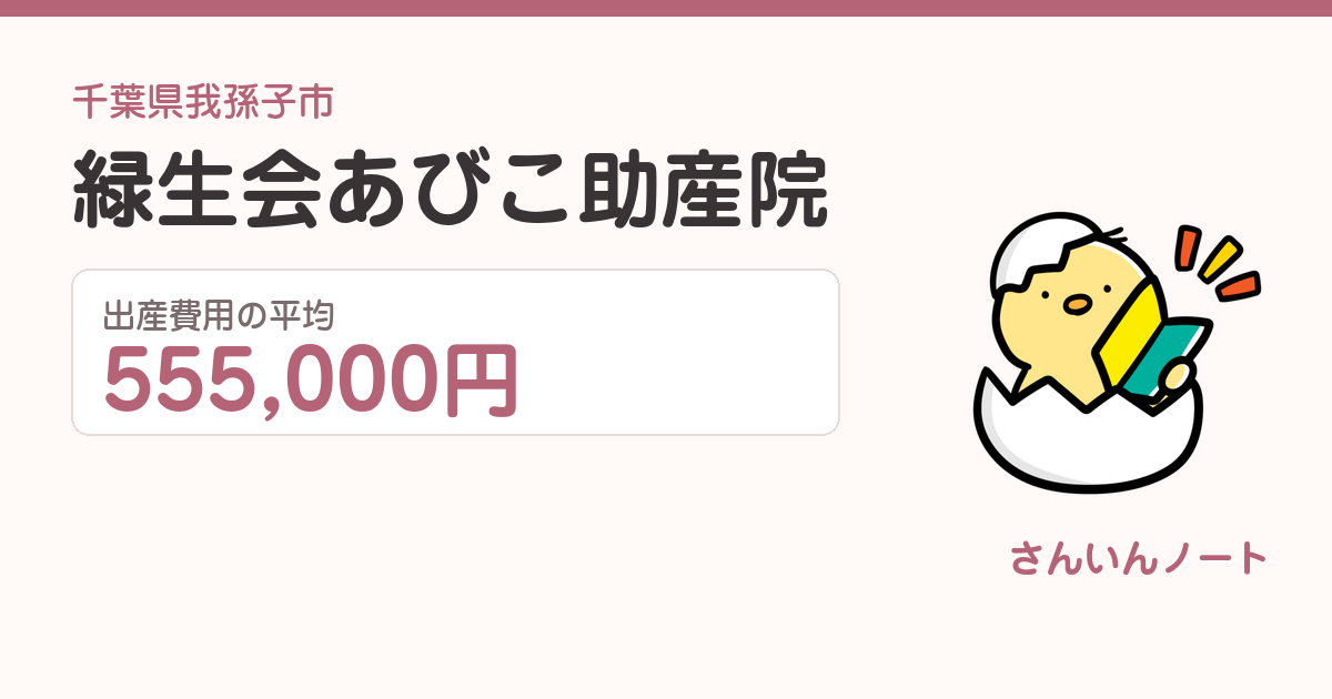 緑生会あびこ助産院の出産費用