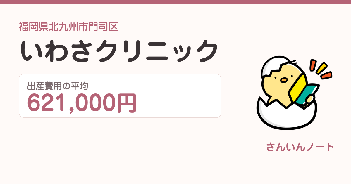 いわさクリニックの出産費用
