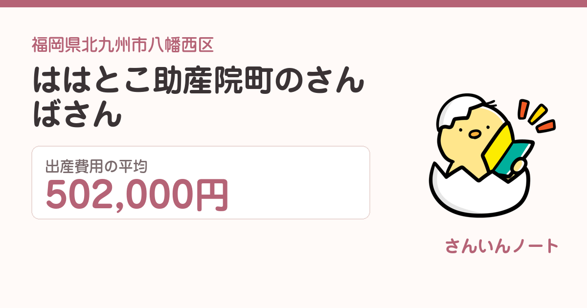 ははとこ 助産院町のさんばさんの出産費用