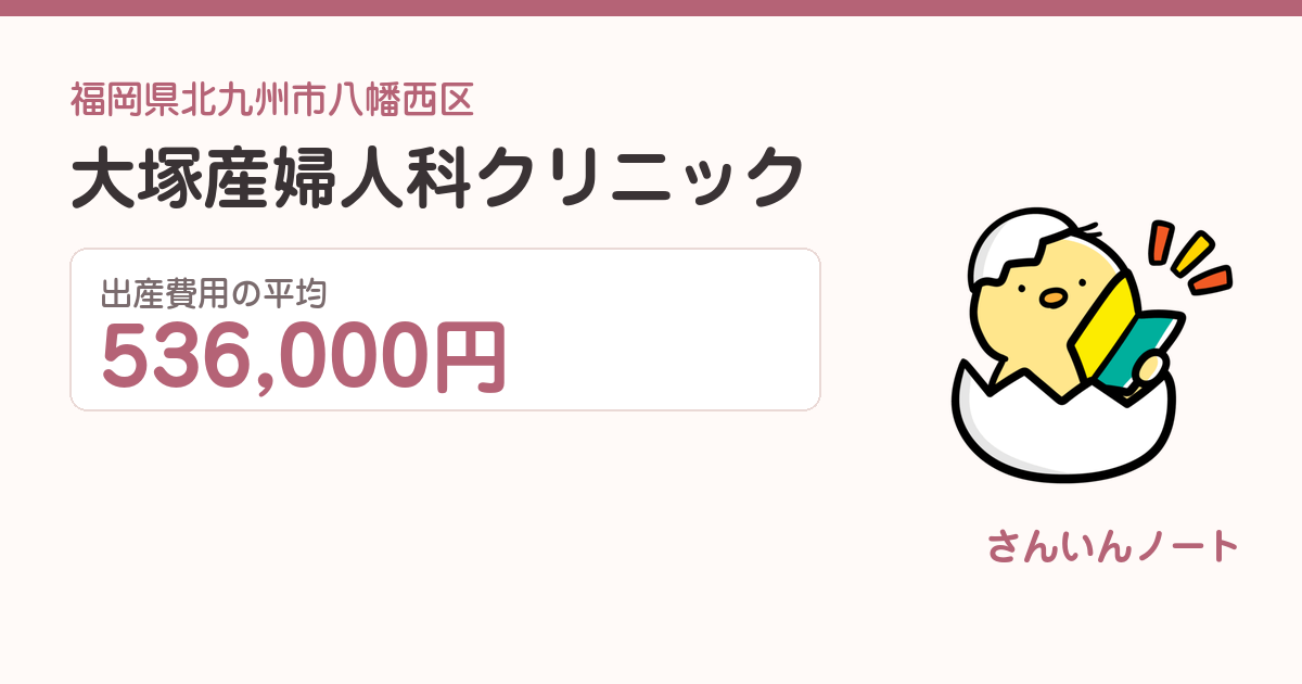 大塚産婦人科クリニックの出産費用