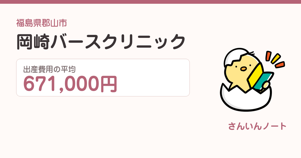岡崎バースクリニックの出産費用