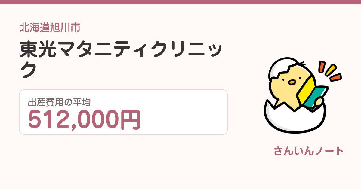 東光マタニティクリニックの出産費用