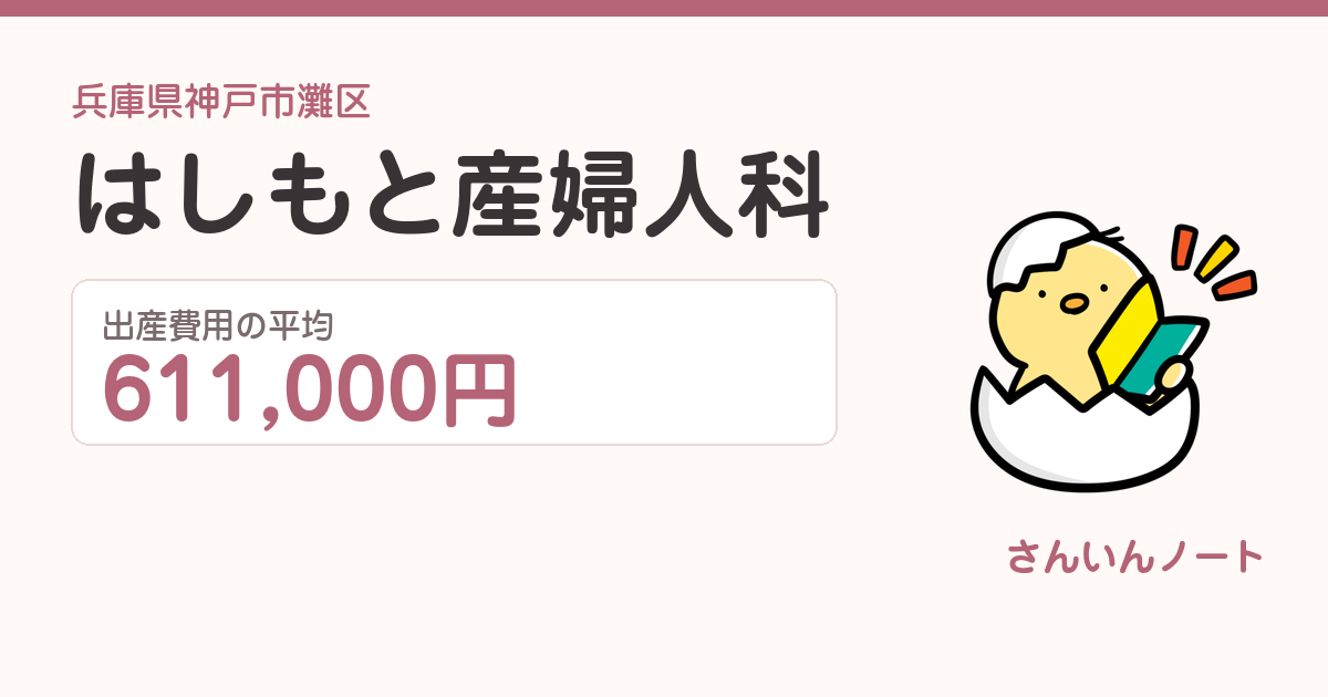 はしもと産婦人科の出産費用