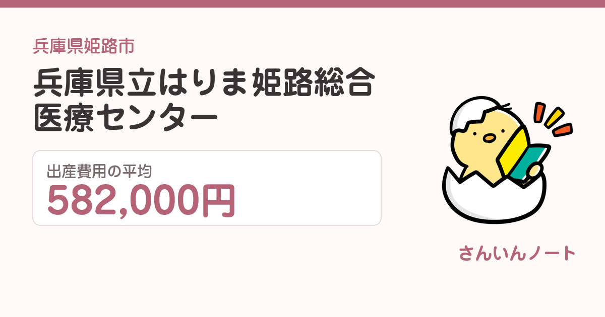 兵庫県立はりま姫路総合医療センターの出産費用