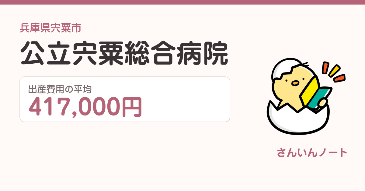 公立宍粟総合病院の出産費用