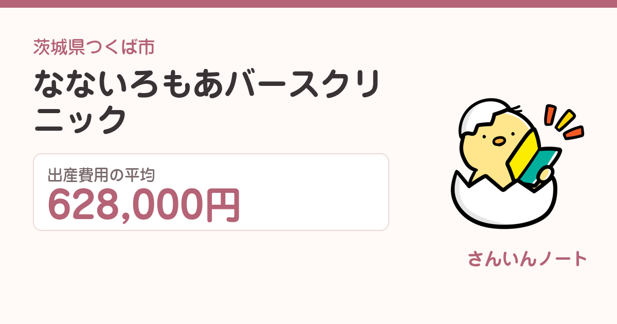 なないろもあバースクリニックの出産費用