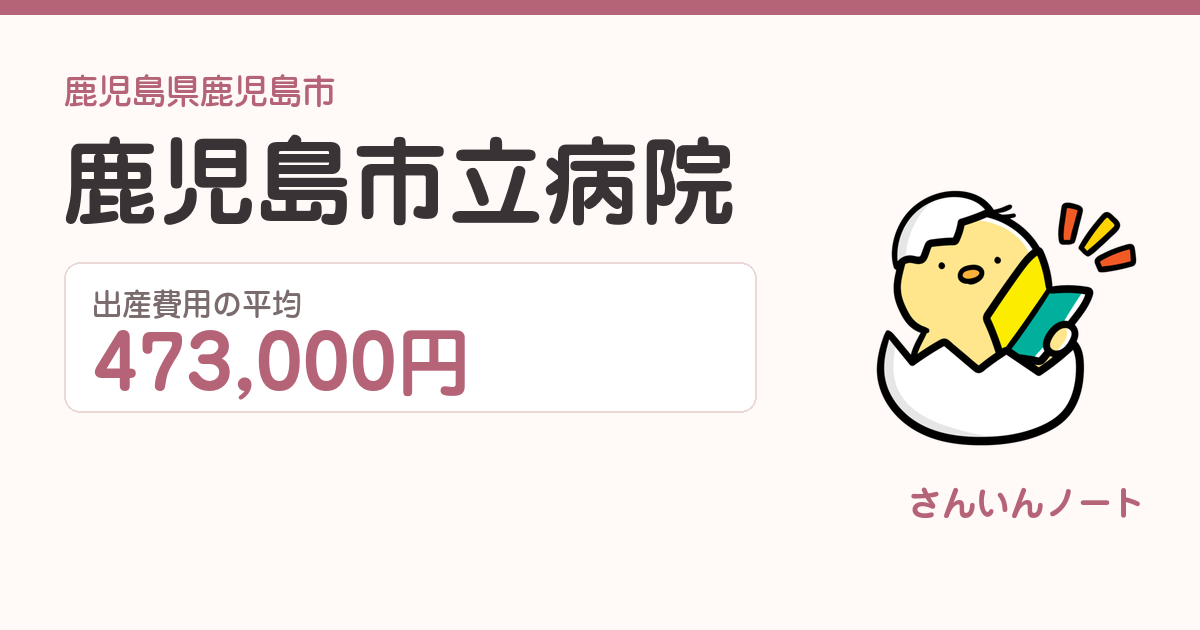鹿児島市立病院の出産費用
