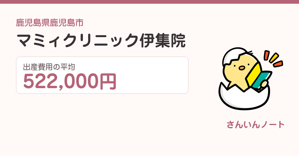マミィクリニック伊集院の出産費用