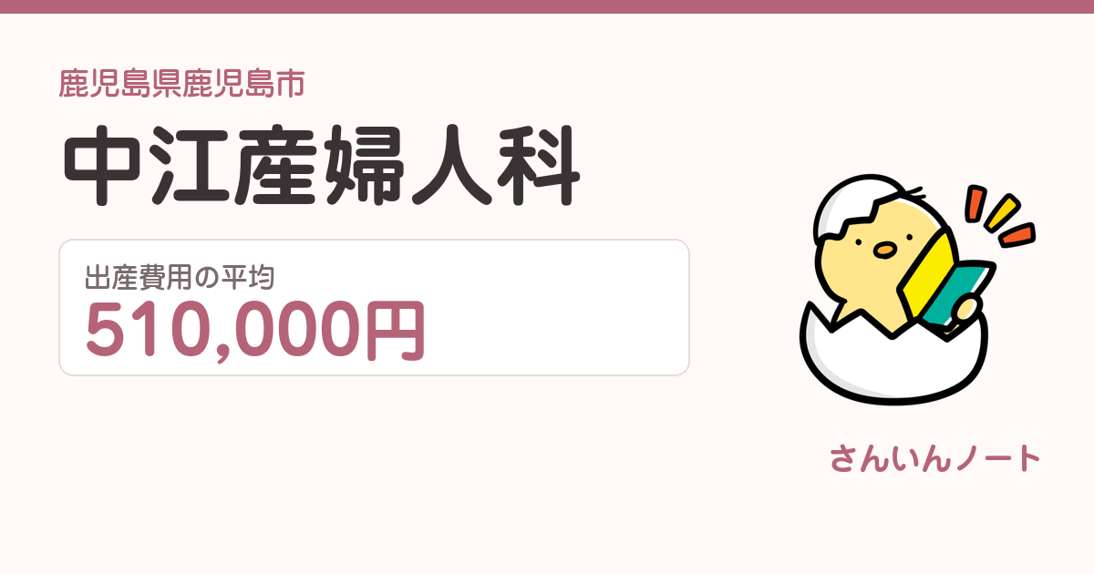 中江産婦人科の出産費用