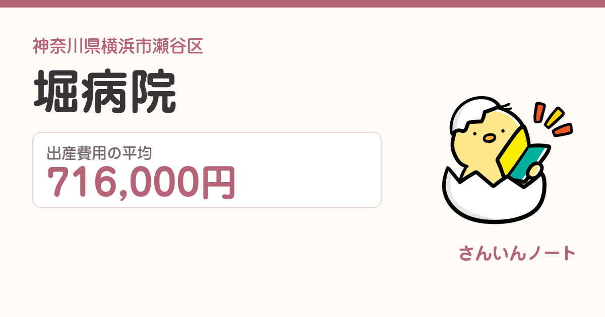 堀病院の出産費用