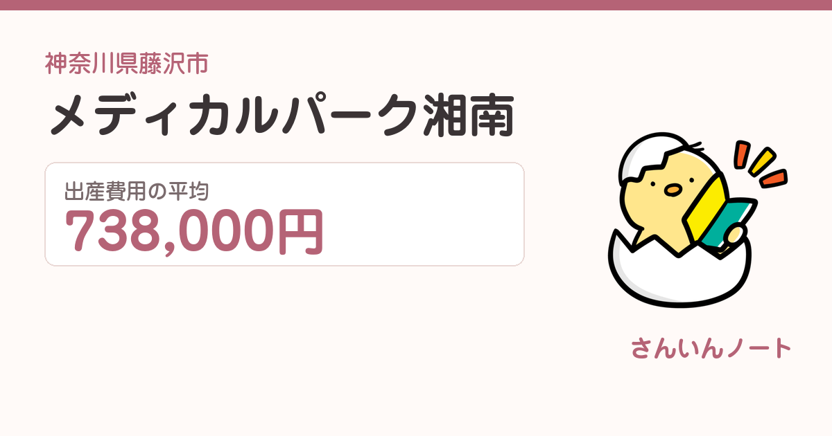 メディカルパーク湘南の出産費用