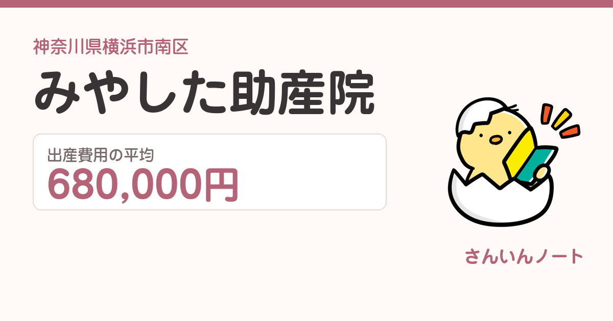 みやした助産院の出産費用
