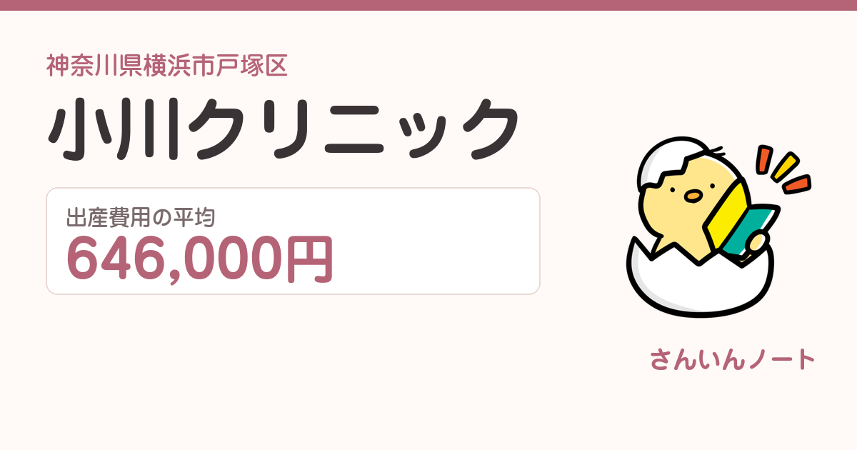 小川クリニックの出産費用
