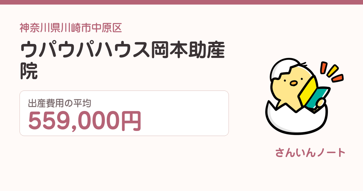 ウパウパハウス岡本助産院の出産費用