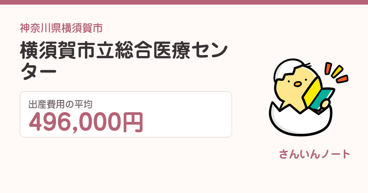 横須賀市立総合医療センターの出産費用