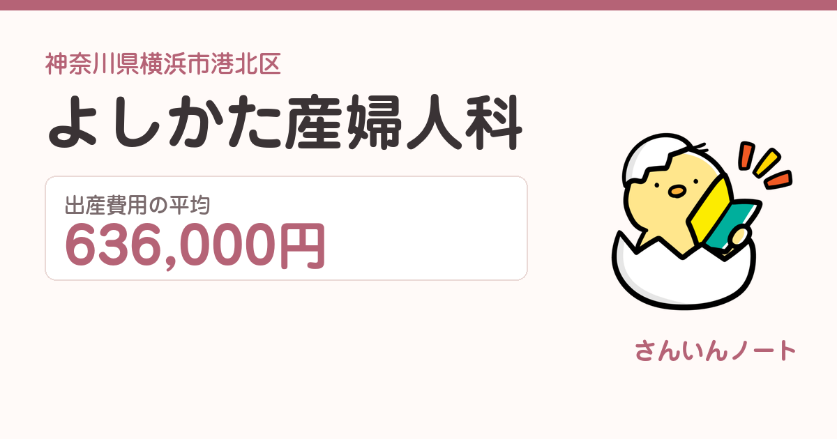 よしかた産婦人科の出産費用