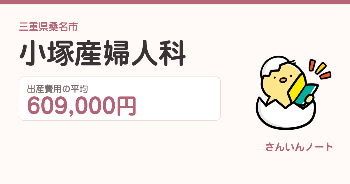 小塚産婦人科の出産費用