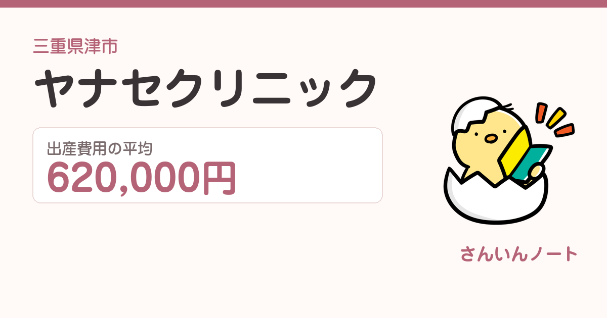 ヤナセクリニックの出産費用