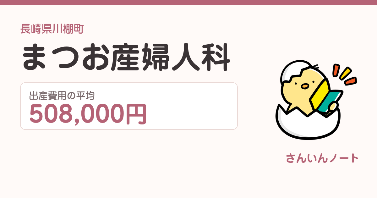 まつお産婦人科の出産費用