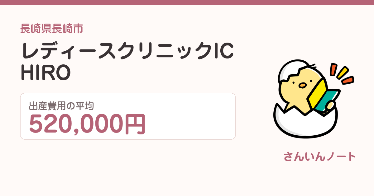 レディースクリニックICHIROの出産費用