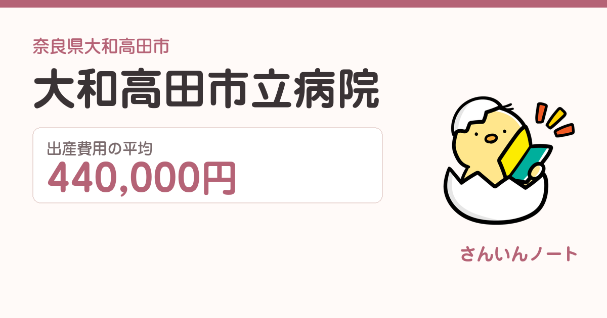 大和高田市立病院の出産費用