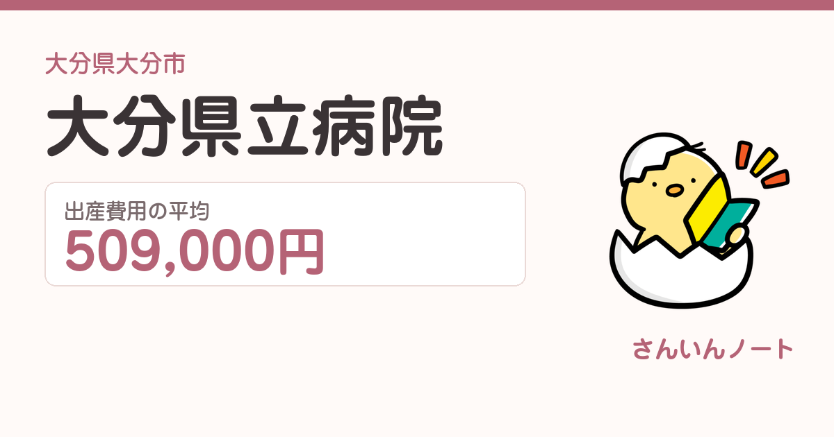 大分県立病院の出産費用