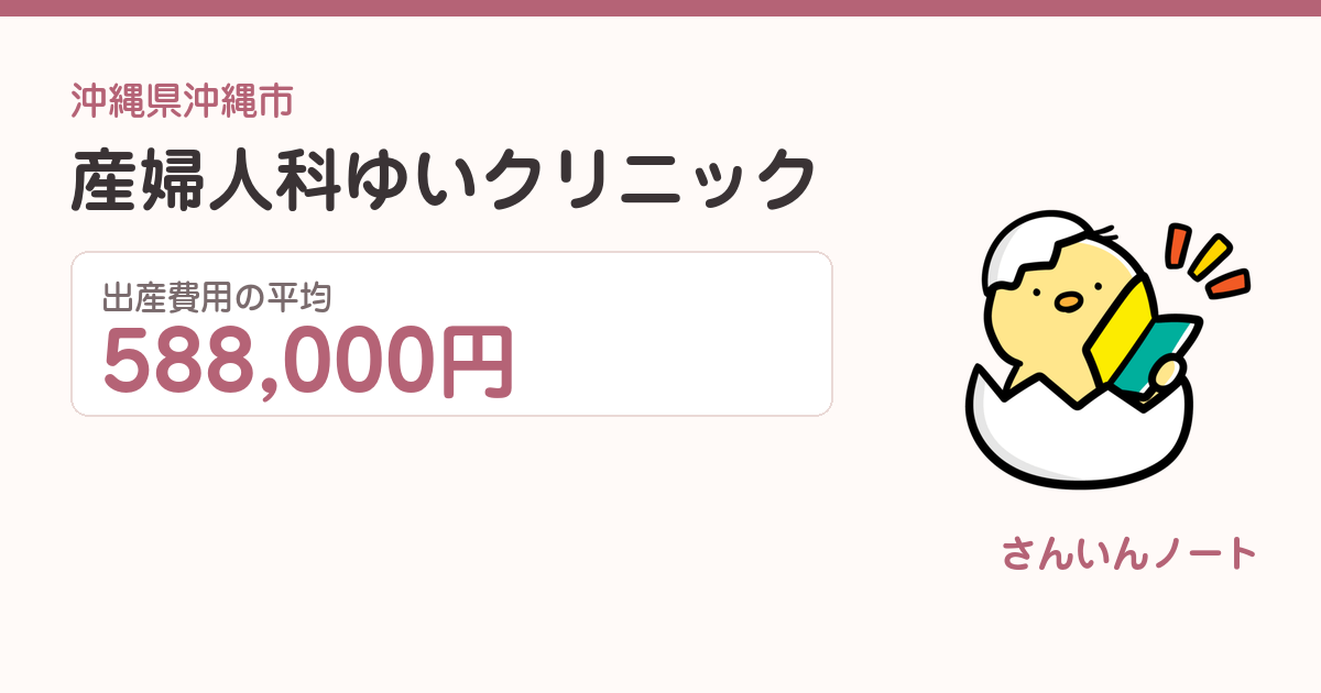 産婦人科ゆいクリニックの出産費用