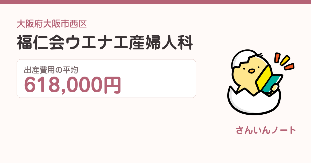 福仁会ウエナエ産婦人科の出産費用