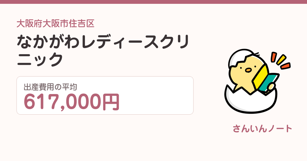 なかがわレディースクリニックの出産費用