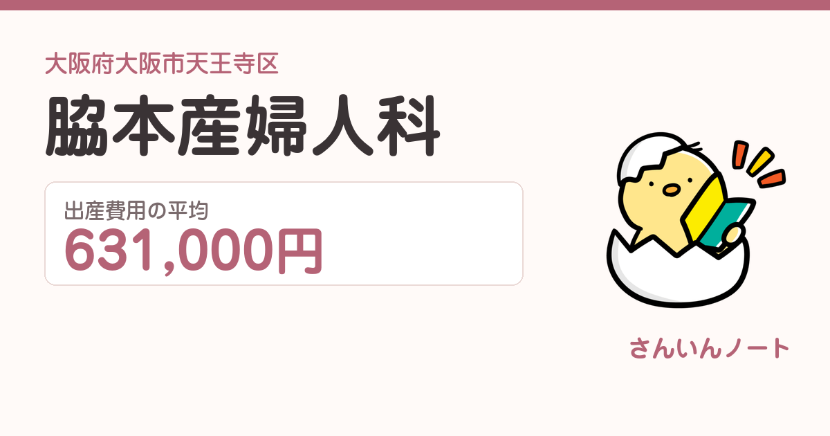 脇本産婦人科の出産費用