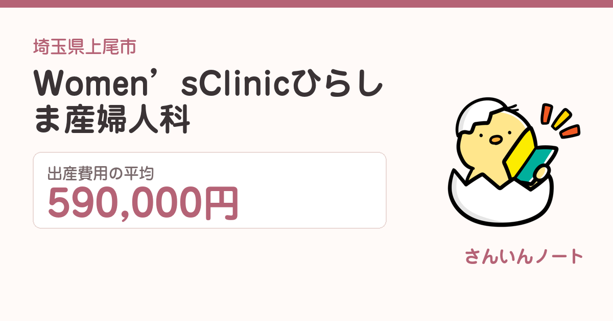 Women’sClinicひらしま産婦人科の出産費用