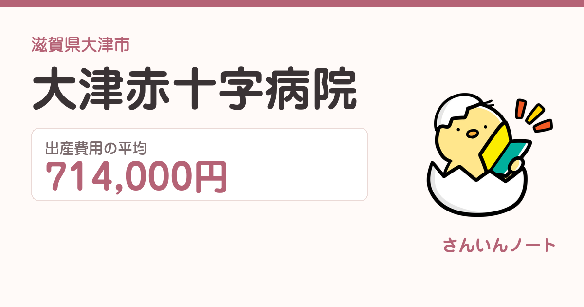 大津赤十字病院の出産費用