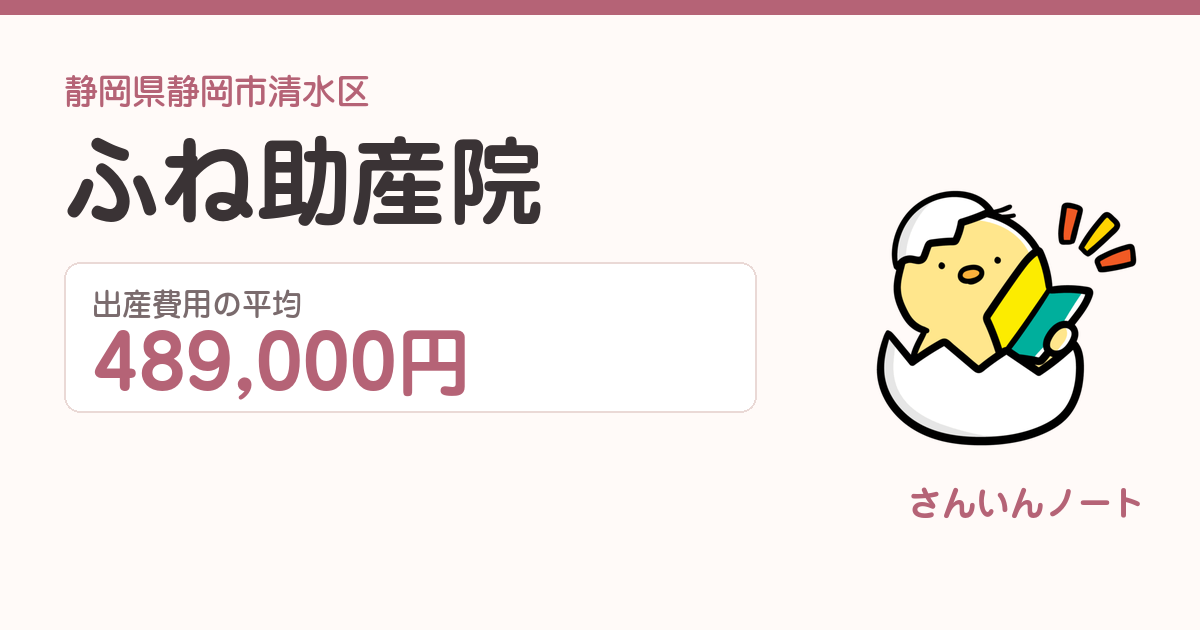 ふね助産院の出産費用