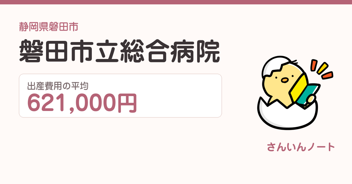 磐田市立総合病院の出産費用