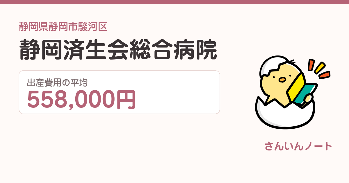 静岡済生会総合病院の出産費用