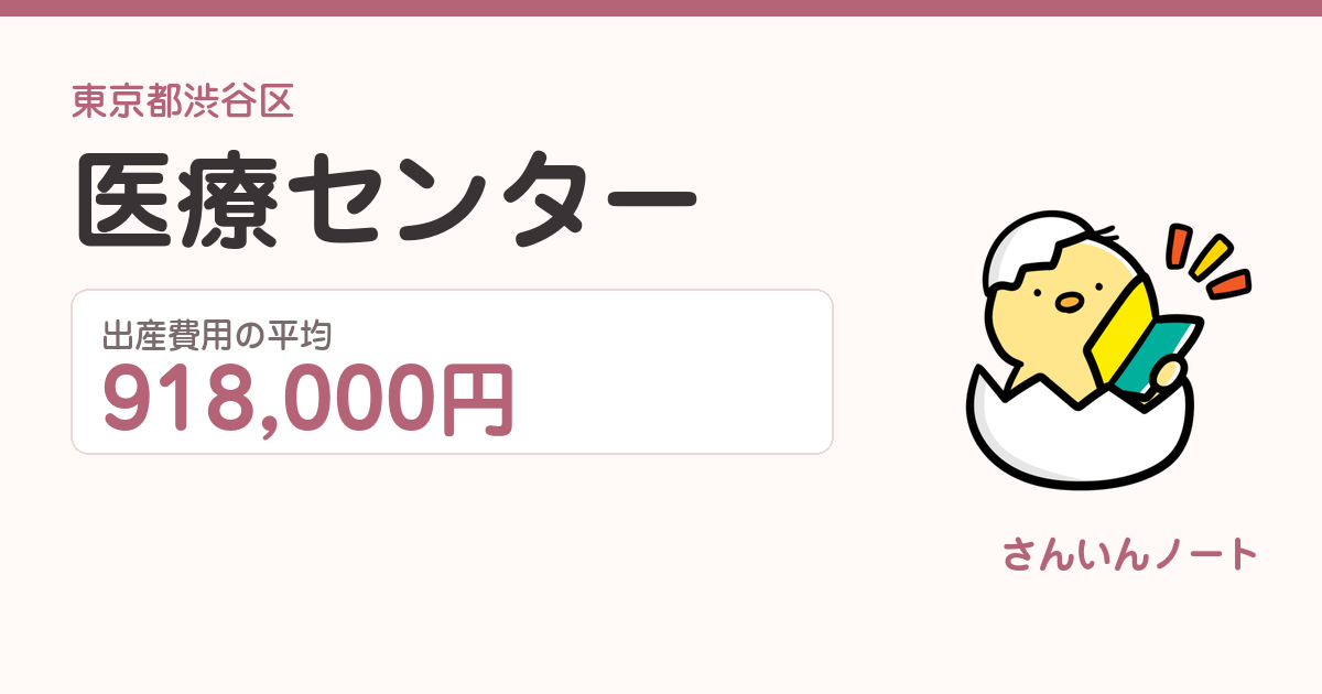 医療センターの出産費用