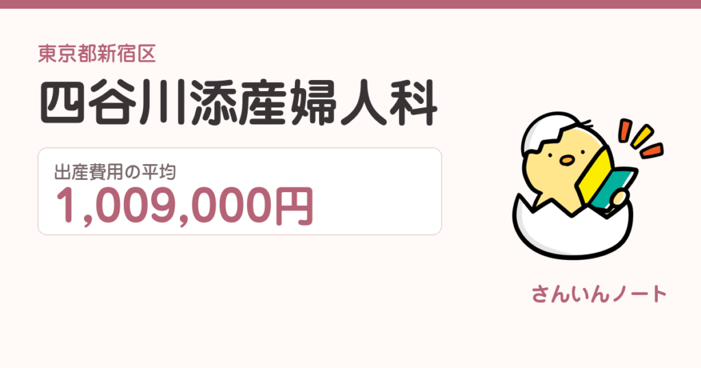 四谷川添産婦人科の出産費用