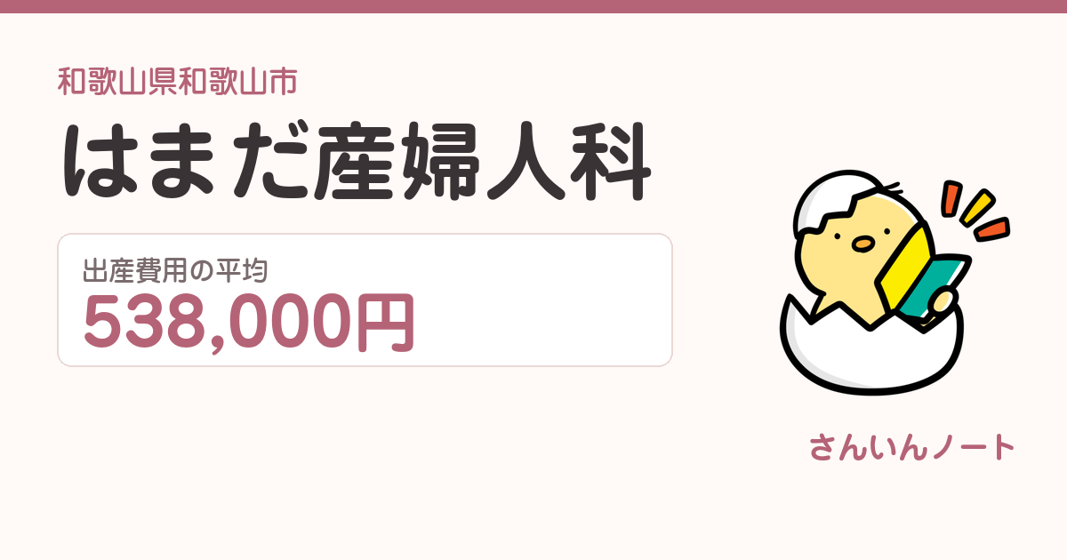 はまだ産婦人科の出産費用