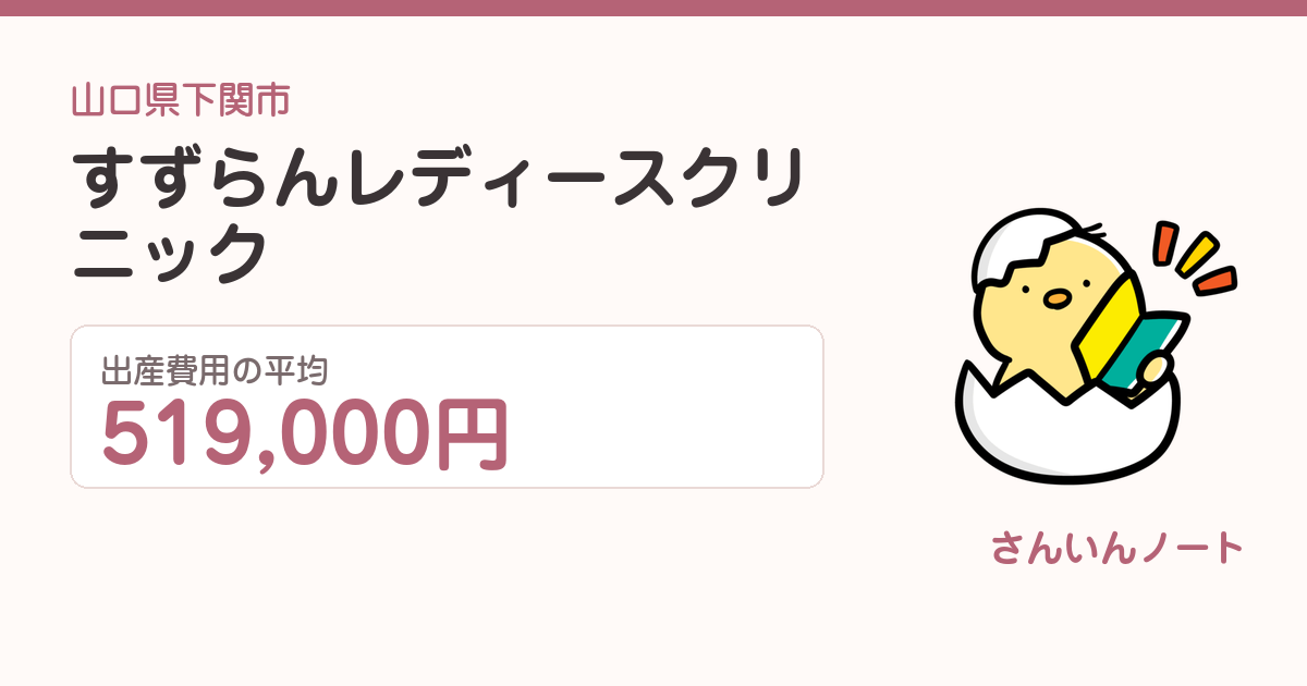 すずらんレディースクリニックの出産費用